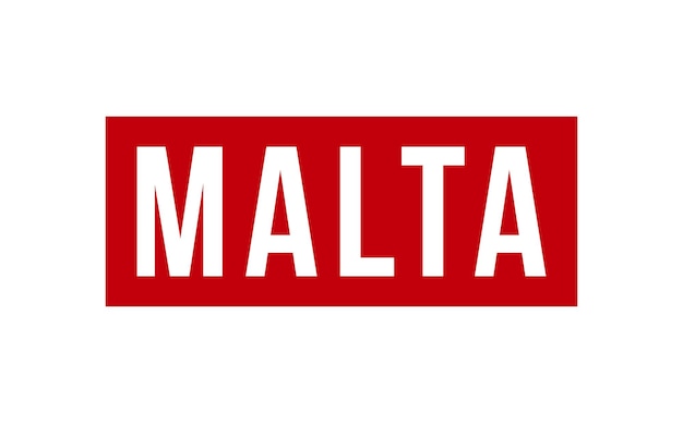Vector de sello de sello de goma de Malta