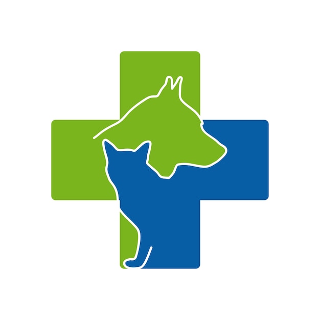 Vector de señal veterinaria