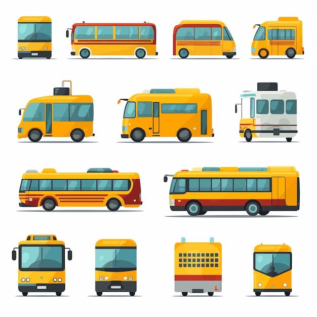 Vector de servicio para automóviles, camiones y autobuses