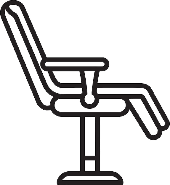 vector de silla de oficina moderna