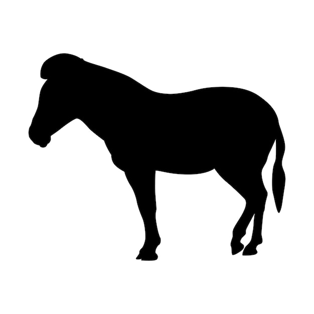 Vector de silueta de animales silvestres silvestres