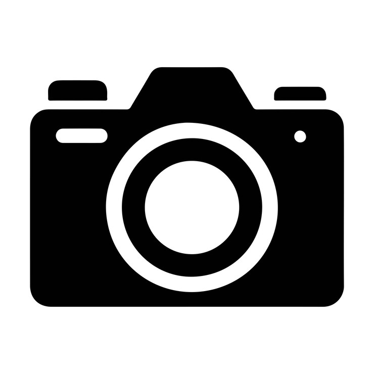 Vector de silueta de la cámara