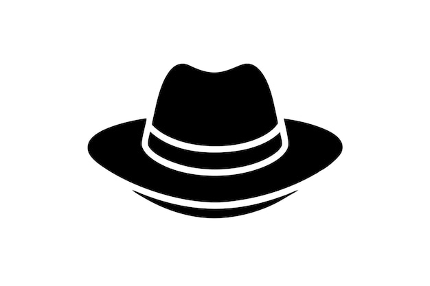 Vector de silueta del conjunto de sombreros
