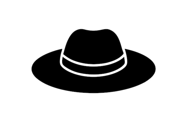 Vector de silueta del conjunto de sombreros