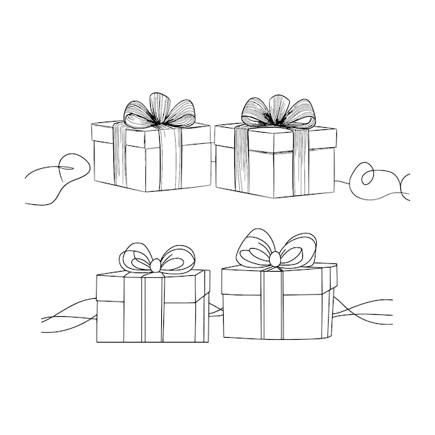 Vector de la silueta del día de Navidad