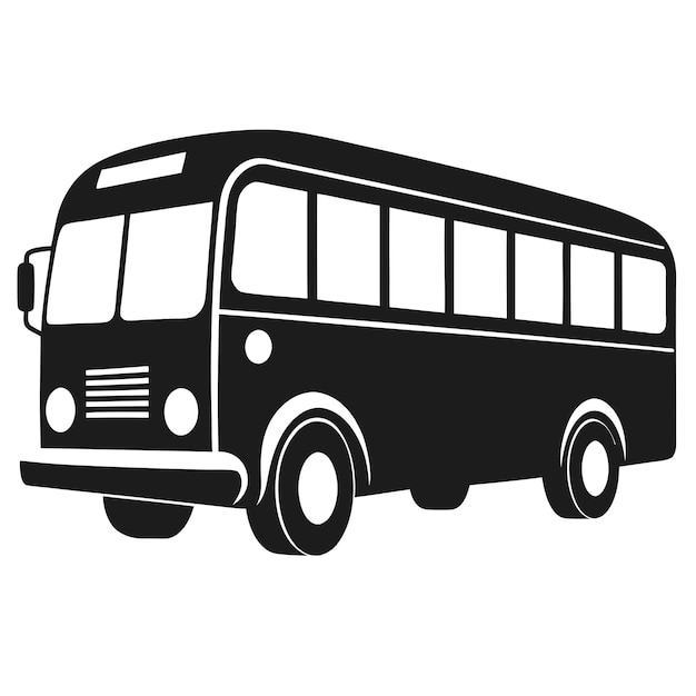Vector de silueta de la ilustración del automóvil