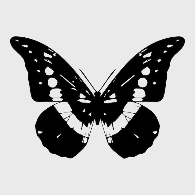 vector de silueta de mariposas