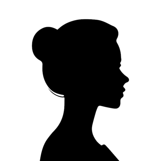 Vector de silueta de las mujeres