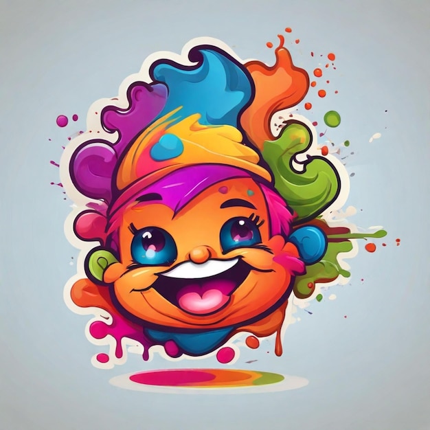 Vector el vector de las siluetas de holi