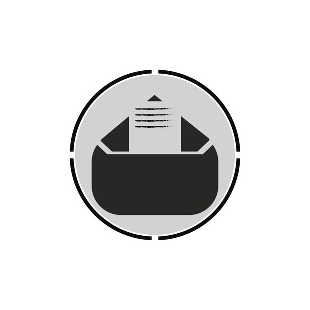 vector de símbolo de correo electrónico icono de línea de correo