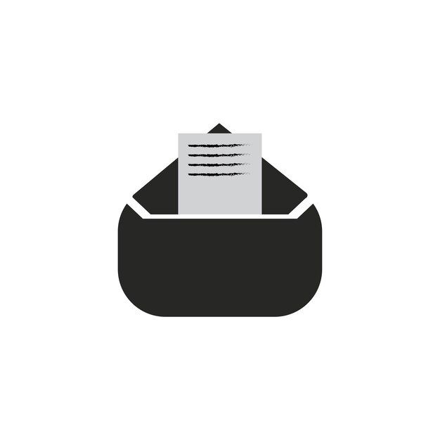 vector de símbolo de correo electrónico icono de línea de correo