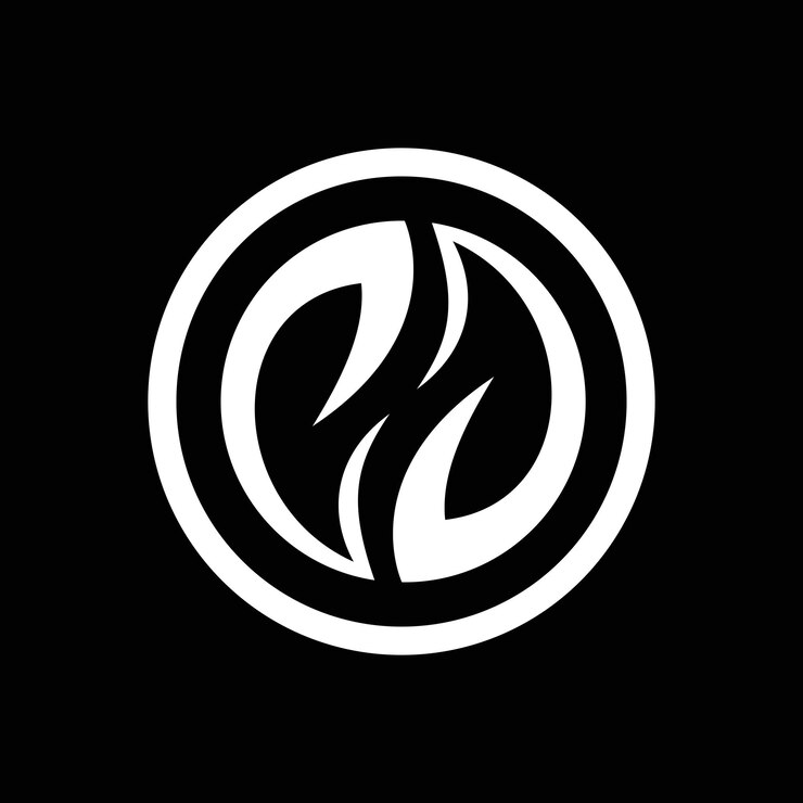 Vector vector de símbolo del logotipo del círculo abstracto