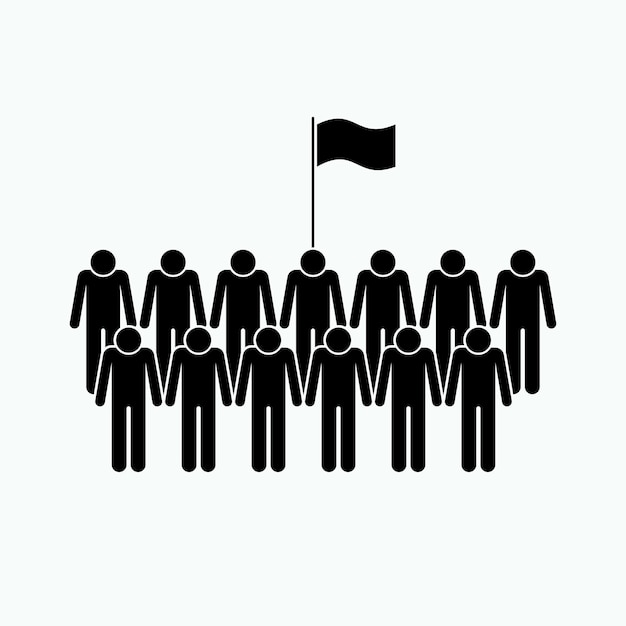 Vector de símbolo de nacionalidad de icono de nación