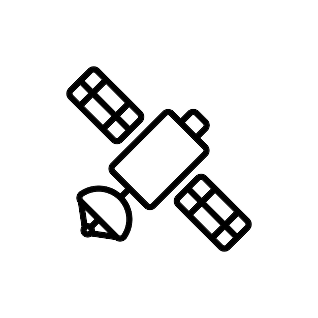 Vector de símbolo de señal de satélite