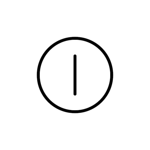 Vector de símbolo de signo de reloj