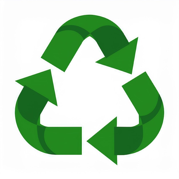 Vector de símbolos de reciclaje