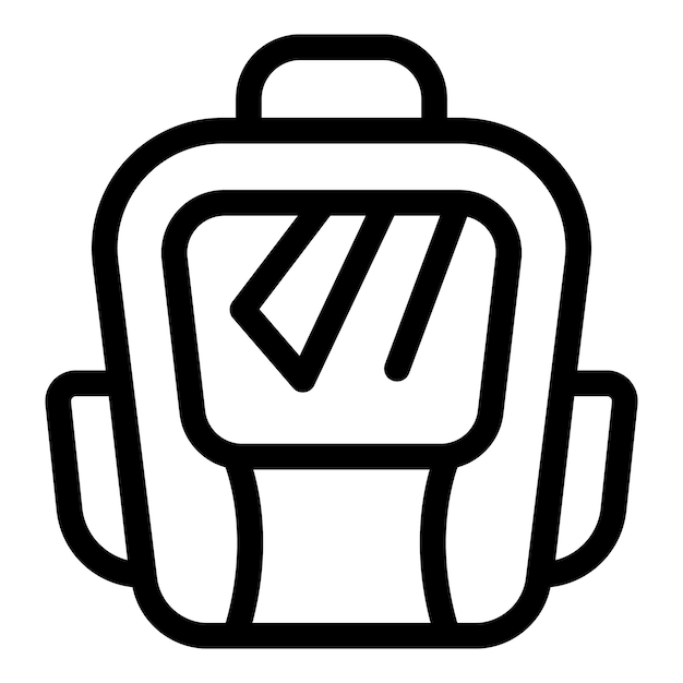 Vector simple de un casco de boxeo para pelear en el ring