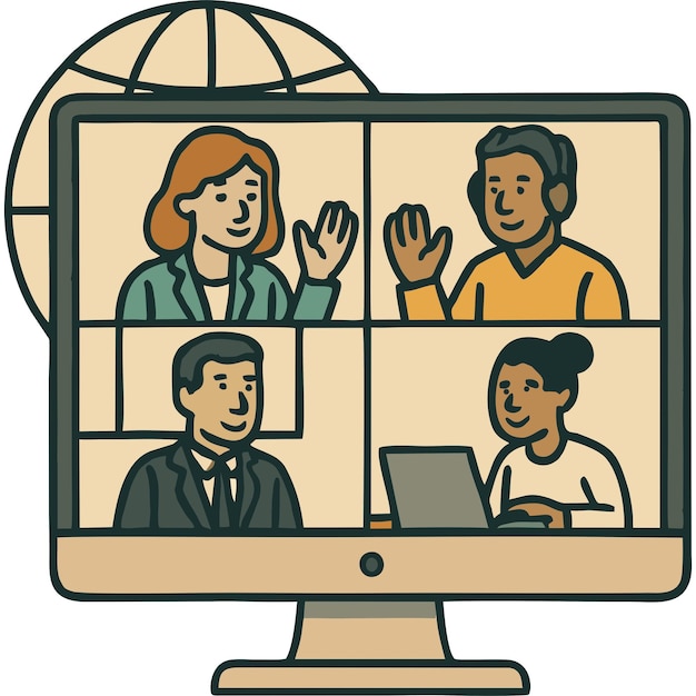 vector simple de la cooperación profesional