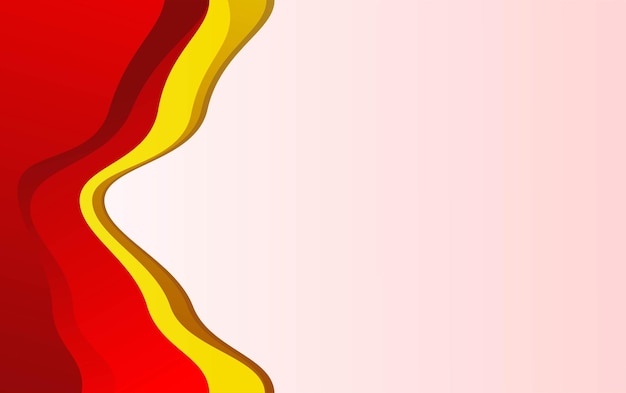 Vector simple fondo rojo en blanco para negocios Moderna plantilla de fondo rojo elegante