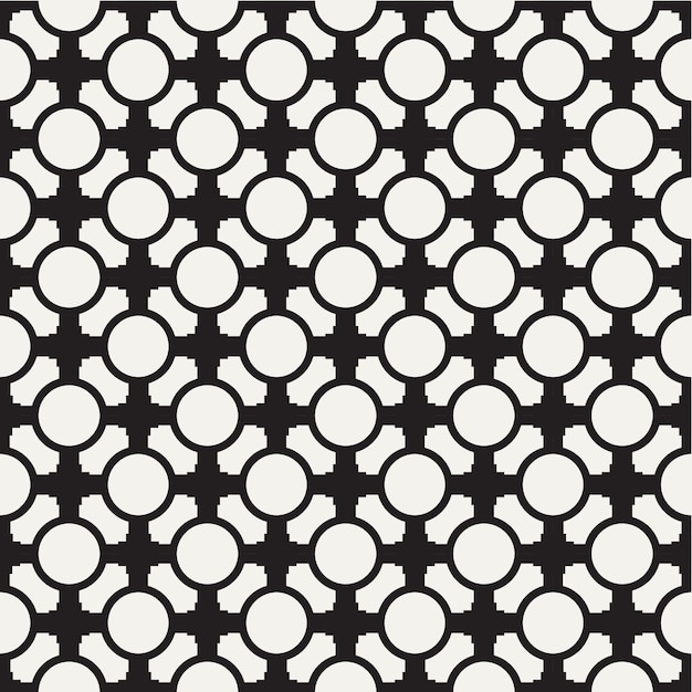 Vector simple patrón geométrico sin costuras fondo vectorial