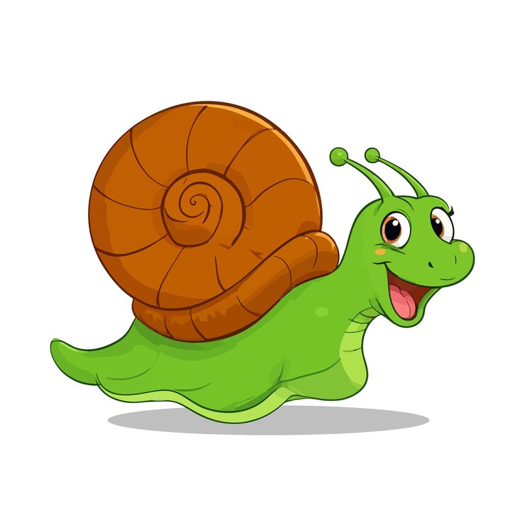 El vector de Snale es lindo. El arte vectorial de Snale.