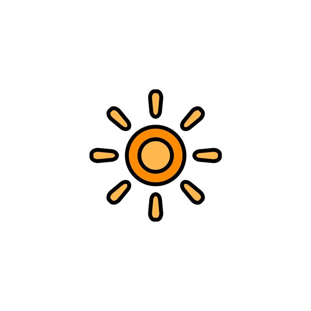 Vector del sol