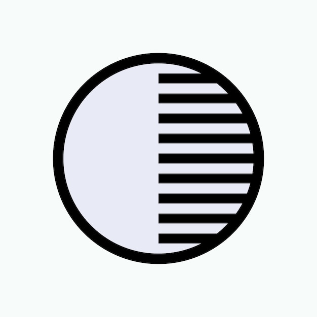 Vector de sombra del símbolo de la sombra del icono
