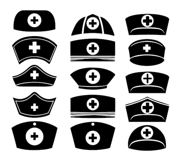 Vector de sombrero de enfermera