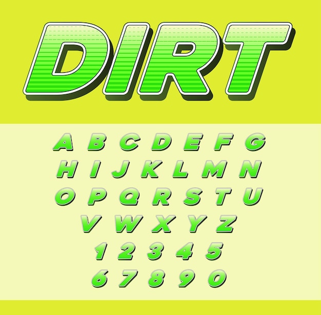 Vector Speed Racing Sport Fuente cursiva con letras y números