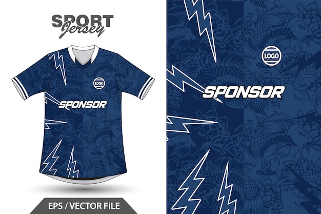 Vector Sport Jersey Fútbol para la sublimación