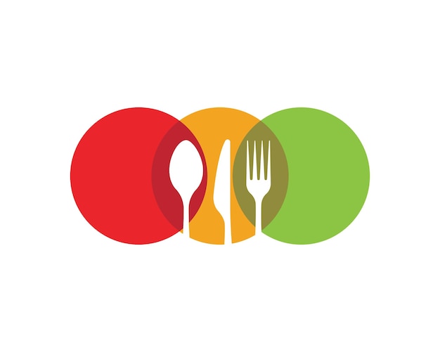 Vector de stock de icono de cubierta de alimentos