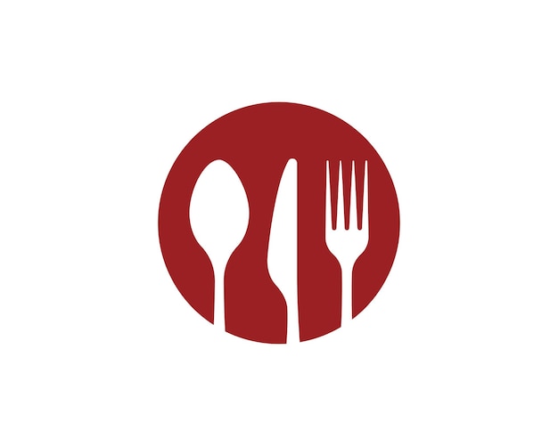Vector de stock de icono de cubierta de alimentos
