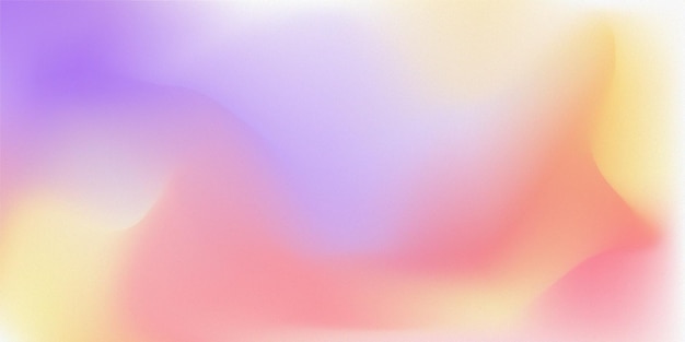 Vector suave borroso colorido plantilla de fondo de gradiente abstracto con textura granulada