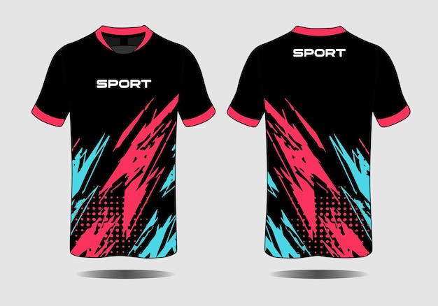 Vector t-shirt sports diseño abstracto fútbol textura para carreras fútbol motocross juegos