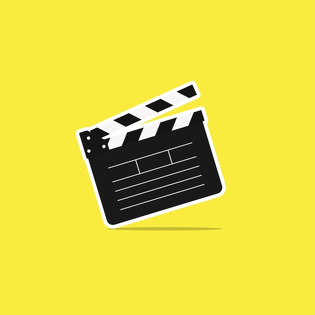Vector de tablero de clapper