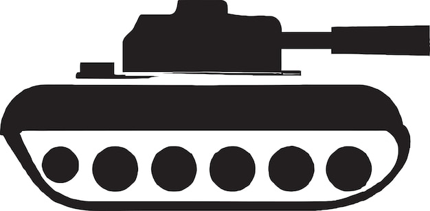 vector de tanque de batalla