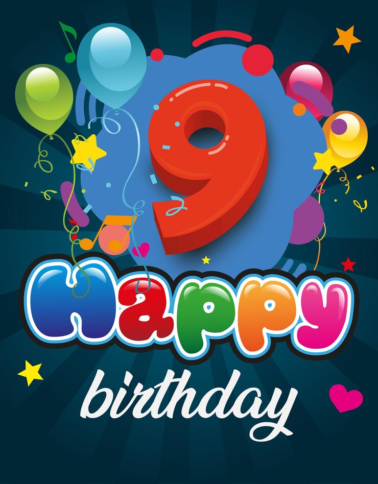 Vector vector tarjeta de cumpleaños feliz9
