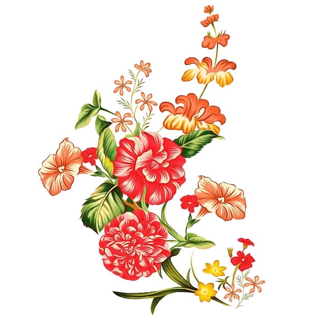 vector tarjeta floral vector hermoso racimo conjunto floral ilustración vectorial conjunto de flores floral