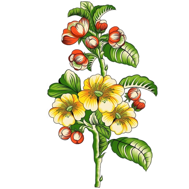 Vector vector tarjeta floral vector hermoso racimo conjunto floral ilustración vectorial conjunto de flores floral