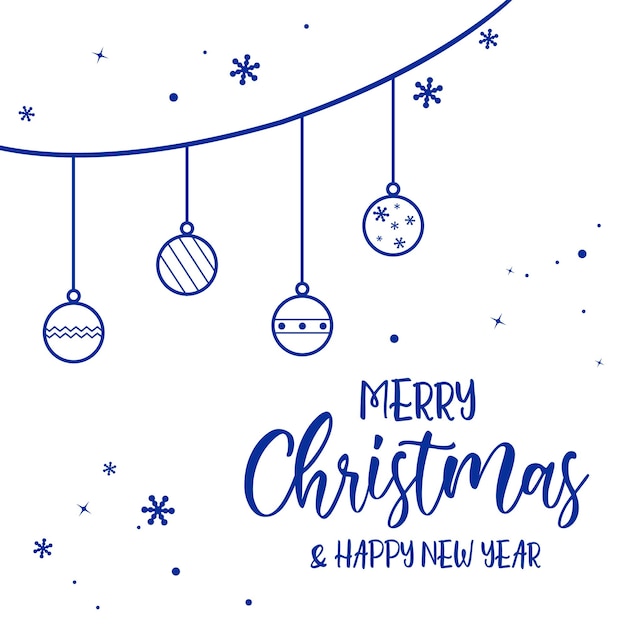Vector de tarjetas de Feliz Navidad