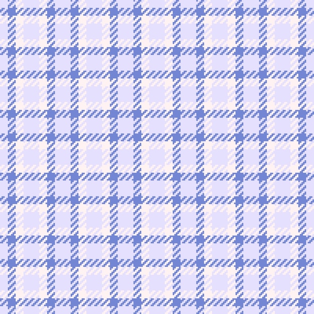 Vector de tartan a cuadros medio individualidad textura de tela textil del Reino Unido patrón de control de fondo sin costuras en colores claros y azules