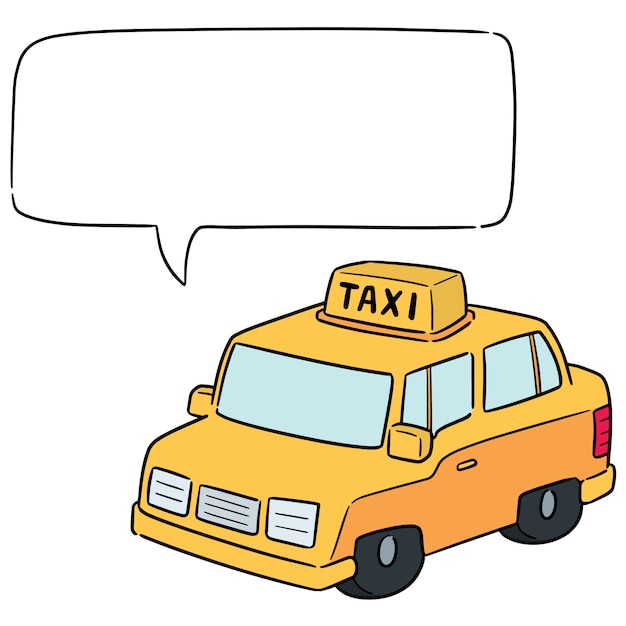 Vector de taxi