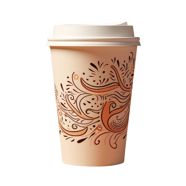 vector de taza de café de cartón