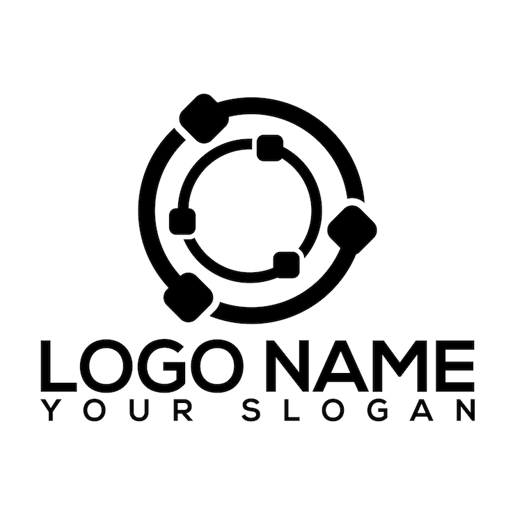 Vector vector de tecnología de circuitos logotipo diseño de tecnología de logotipo concepto vector de red símbolo de logotipo de internet