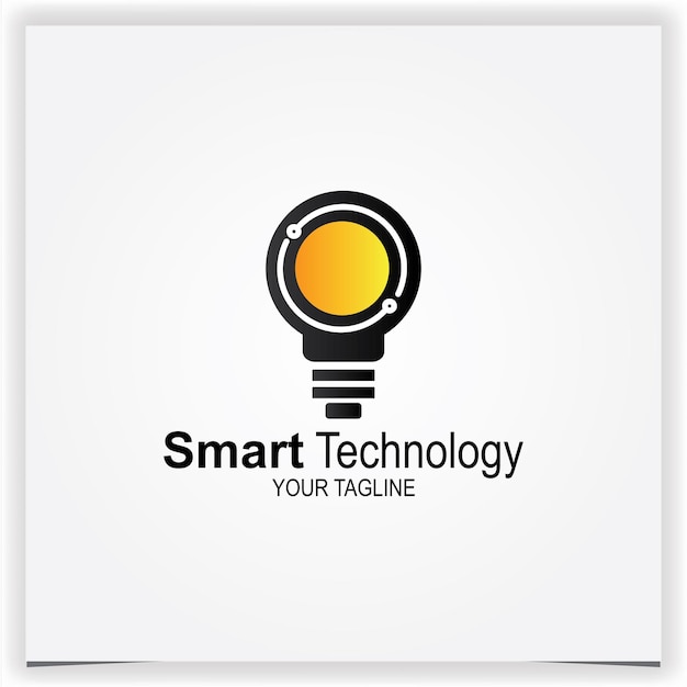 Vector tecnología inteligente logo premium elegante plantilla vector eps 10