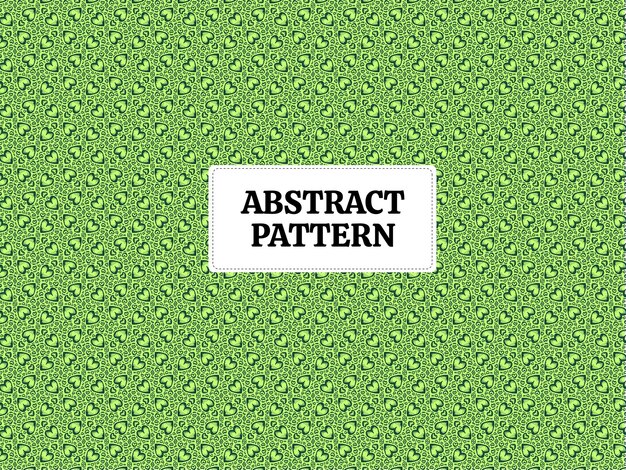 Vector de tela de azulejos de patrón abstracto verde moderno abstracto