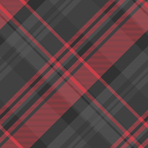 Vector de tela sin costura de textil de textura de fondo con un patrón de tartan a cuadros de cheque