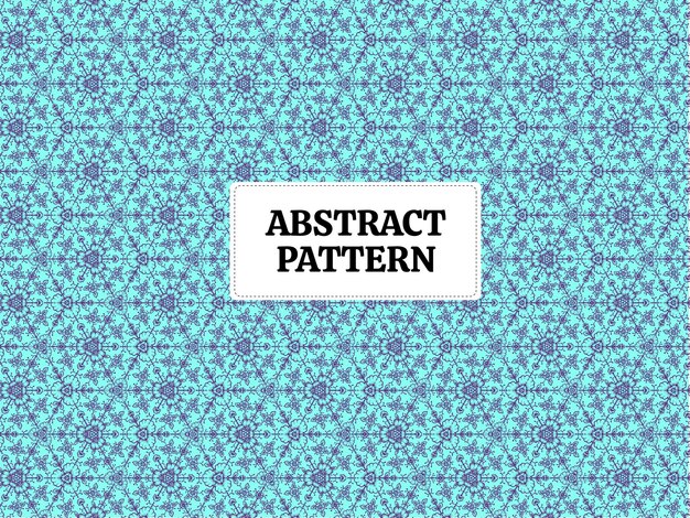 Vector de tela de mosaico abstract azul moderno abstract