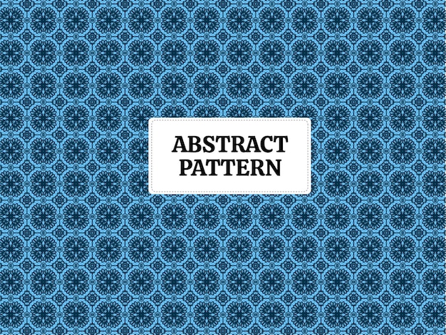 Vector de tela de mosaico abstract azul moderno abstract