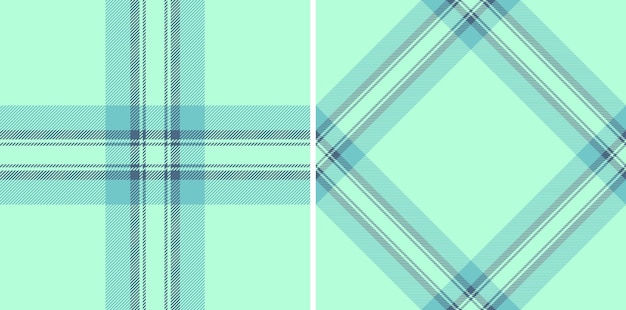 Vector textil de textil de fondo de tartán con un patrón de cuadros de chequeo sin costuras Configurado en colores de gradiente Ideas de embalaje ecológicos para productos